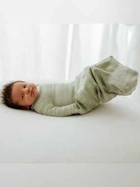 Swaddelini Bamboo Blend Mint Swaddle Sleep Sack